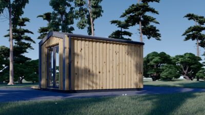 Gartenhaus ERMONES (34mm + Holzverschalung), 4x3m, 12m² – Bild 5