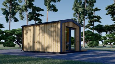 Gartenhaus ERMONES (34mm + Holzverschalung), 4x3m, 12m² – Bild 3