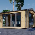 Gartenhaus ERMONES (34mm + Holzverschalung), 5x3m, 15m²