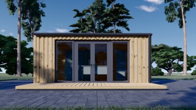 Gartenhaus ERMONES (34mm + Holzverschalung), 5x3m, 15m² – Bild 6