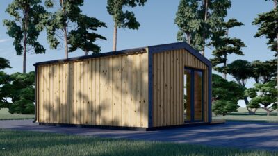 Gartenhaus ERMONES (34mm + Holzverschalung), 5x4m, 20m² – Bild 6