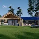 Bungalow Tauern (44 mm + Holzverschalung), 150 m²