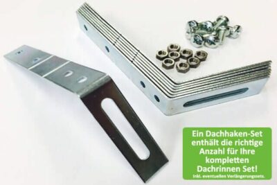 Dachhaken Set für PVC | Satteldach