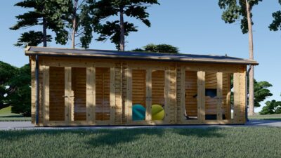 Blockbohlenhaus MARGIT (44mm), 7.5x4m, 30m² – Bild 2