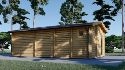 Blockbohlenhaus MARGIT (44mm), 7.5x4m, 30m² – Bild 4