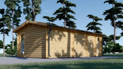 Blockbohlenhaus MARGIT (44mm), 7.5x4m, 30m² – Bild 5