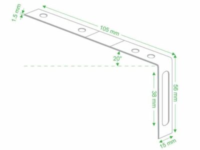 Dachhaken Set für PVC | Satteldach – Bild 7