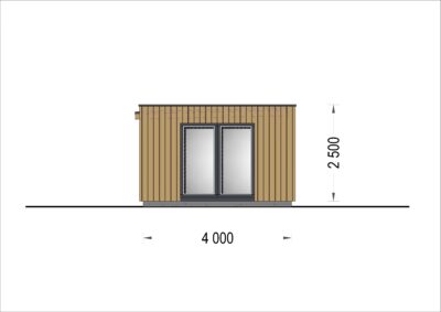 Gartenhaus PREMIUM (Isoliert, SIPS), 7x4 m, 28 m² – Bild 8