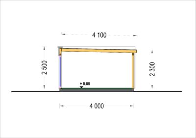 Gartenhaus PREMIUM (Isoliert, SIPS), 7x4 m, 28 m² – Bild 11