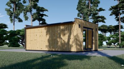 Gartenhaus PREMIUM (Isoliert, SIPS), 7x4 m, 28 m² – Bild 2