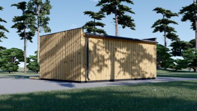 Gartenhaus PREMIUM (Isoliert, SIPS), 7x4 m, 28 m² – Bild 3