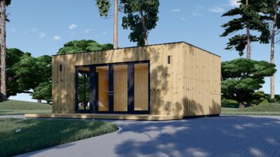 Gartenhaus PREMIUM (Isoliert, SIPS), 7x4 m, 28 m² – Bild 4