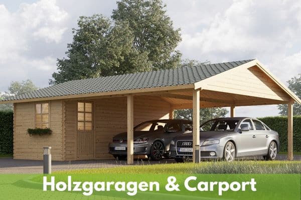 Garage aus Holz