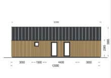 Blockbohlenhaus ADRIAN (34mm + Holzverschalung ), 50m² – Bild 9