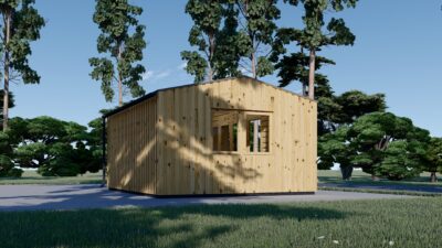 Gartenhaus TAURUS (44mm + Holzverschalung ), 5x4m, 20m² – Bild 5