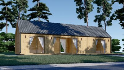 Blockbohlenhaus ADRIAN (34mm + Holzverschalung ), 50m² – Bild 5