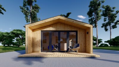 Gartenhaus ELSA (34 mm + Holzverschalung), 5x3m, 15m² – Bild 6