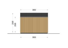 Gartenhaus ELSA (34 mm + Holzverschalung), 4x3m, 12m² – Bild 10