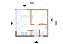Premium Gartenhaus (Isoliert, SIPS), 6x5 m, 30 m² – Bild 6