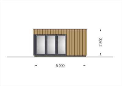 PREMIUM GARTENHAUS (Isoliert, SIPS), 5x3 m, 15 m² – Bild 7