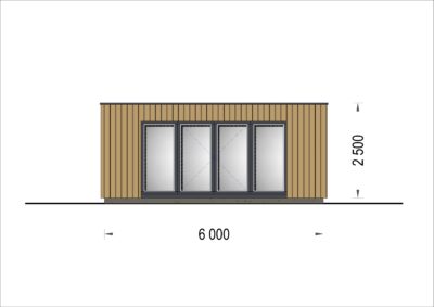 Premium Gartenhaus (Isoliert, SIPS), 6x3 m, 18 m² – Bild 7