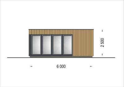 Premium Gartenhaus (Isoliert, SIPS), 6x4 m, 24 m² – Bild 7