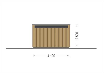 PREMIUM Gartenhaus (Isoliert, SIPS), 4.1x2.4 m, 10 m² – Bild 9