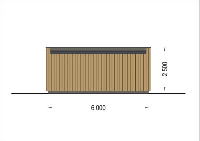 Premium Gartenhaus (Isoliert, SIPS), 6x3 m, 18 m² – Bild 9