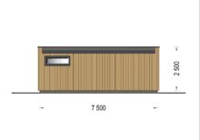 Premium Gartenhaus (Isoliert, SIPS), 7.5x4 m, 30 m² – Bild 9