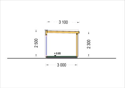 PREMIUM GARTENHAUS (Isoliert, SIPS), 5x3 m, 15 m² – Bild 11