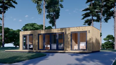 PREMIUM Gartenhaus (Isoliert, SIPS), 10.5x4.5 m, 40 m² – Bild 2