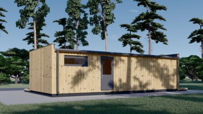 PREMIUM Gartenhaus (Isoliert, SIPS), 10.5x4.5 m, 40 m² – Bild 3