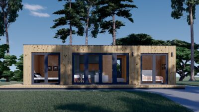 PREMIUM Gartenhaus (Isoliert, SIPS), 10.5x4.5 m, 40 m² – Bild 5