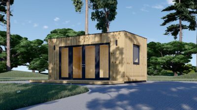 Premium Gartenhaus (Isoliert, SIPS), 6x3 m, 18 m² – Bild 4