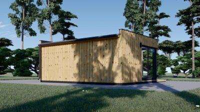 Premium Gartenhaus (Isoliert, SIPS), 6x4 m, 24 m² – Bild 2