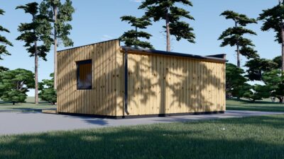 Premium Gartenhaus (Isoliert, SIPS), 6x4 m, 24 m² – Bild 3