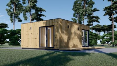 Premium Gartenhaus (Isoliert, SIPS), 6x5 m, 30 m² – Bild 2