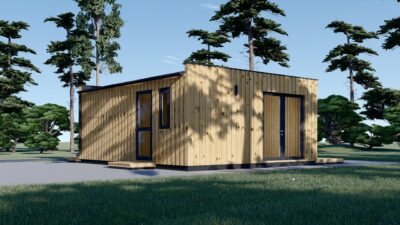 Premium Gartenhaus (Isoliert, SIPS), 6x5 m, 30 m² – Bild 3