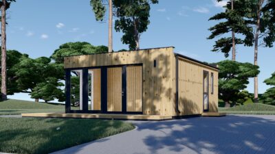 Premium Gartenhaus (Isoliert, SIPS), 6x5 m, 30 m² – Bild 4