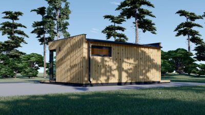 Premium Gartenhaus (Isoliert, SIPS), 7.5x4 m, 30 m² – Bild 3