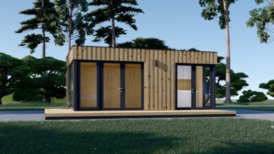 Premium Gartenhaus (Isoliert, SIPS), 7.5x4 m, 30 m² – Bild 4