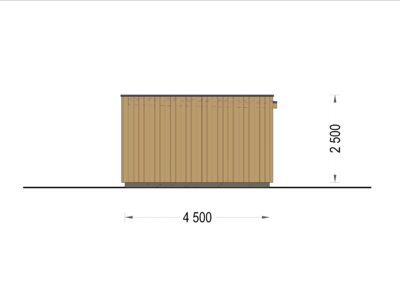 PREMIUM Gartenhaus (Isoliert, SIPS), 10.5x4.5 m, 40 m² – Bild 12