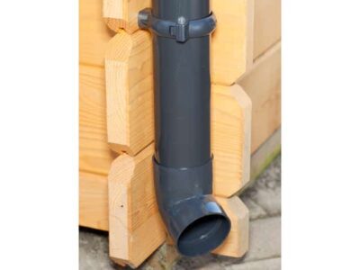 PVC Dachrinnen für Satteldach bis 5,25 m – Bild 4