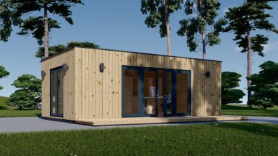 Premium Gartenhaus Tobi (34 mm + Holzverschalung) 24m² – Bild 5