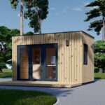 Premium Gartenhaus Tobi (34 mm + Holzverschalung) 10m²