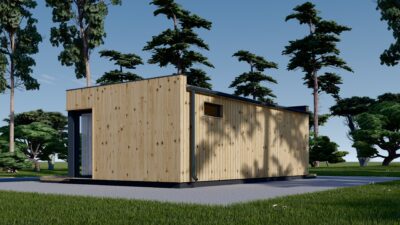 Gartenhaus PREMIUM (34mm + Holzverschalung), 7.5x4m, 30m² – Bild 4