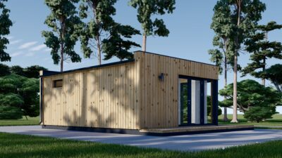 Gartenhaus PREMIUM (66mm + Holzverschalung Isoliert ), 6.5x4.5m, 30m² – Bild 4