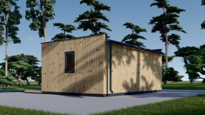 Premium Gartenhaus Tobi (34mm + Holzverschalung), 6x4m, 24m² – Bild 5