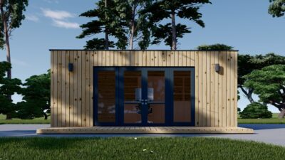 Premium Gartenhaus Tobi (34mm + Holzverschalung), 6x3m, 18m² – Bild 2