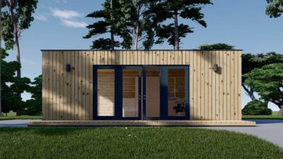 Premium Gartenhaus Tobi (34 mm + Holzverschalung) 24m² – Bild 2